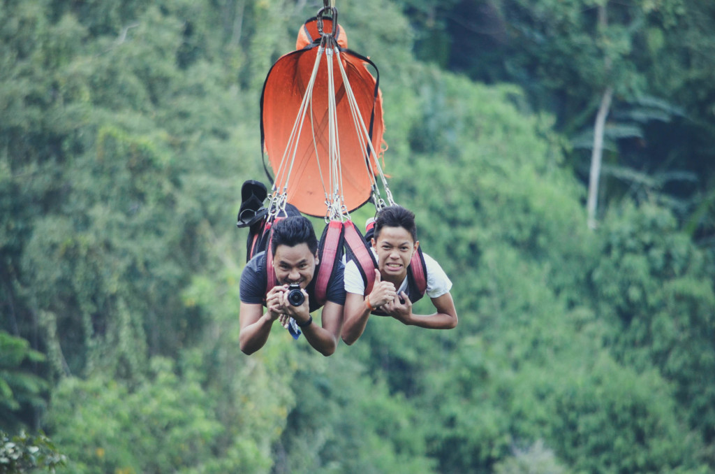 South Cotabato's Seven Falls Zipline, the highest in South East Asia at a stunning height of more than 180 meters.
