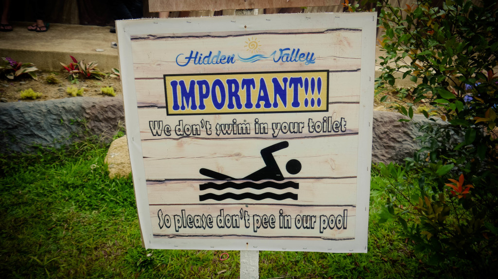 Very important. No one wants to swim on somebody's pee.