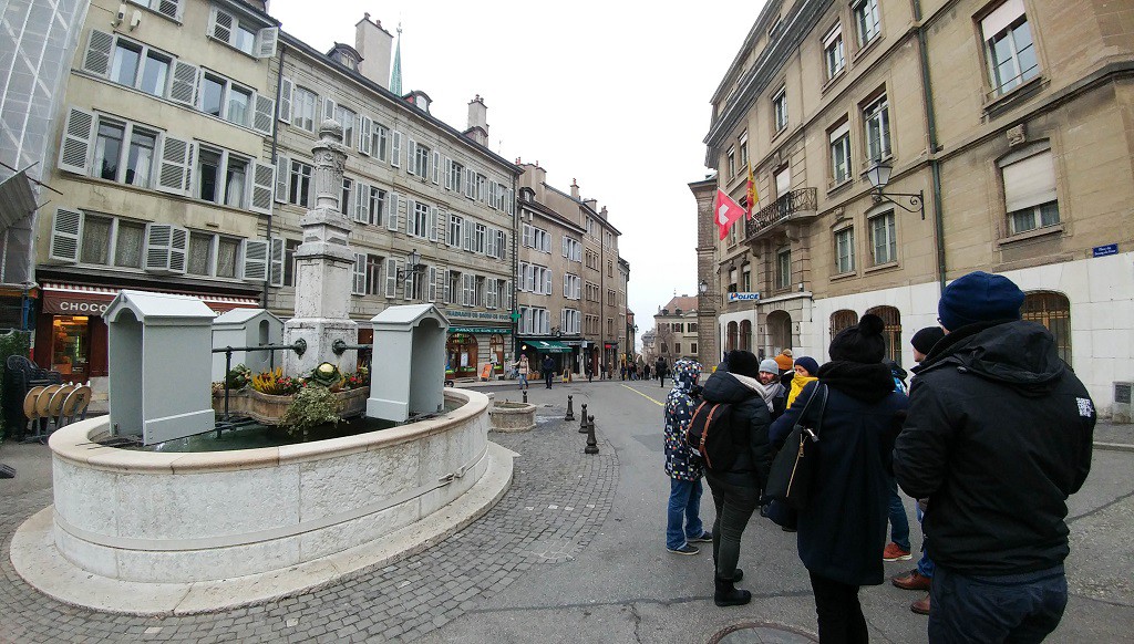 At the center of the Old Town