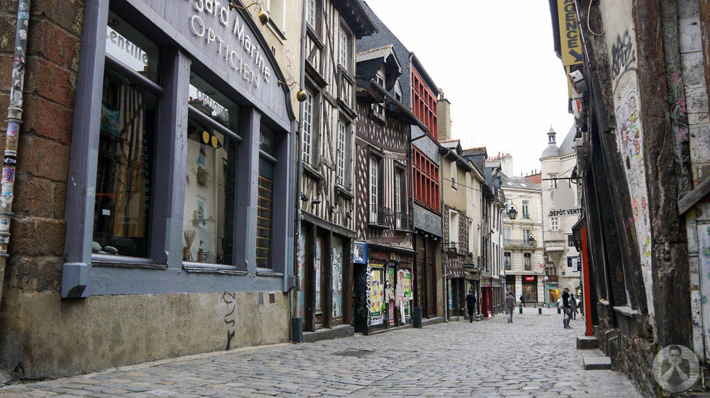 Random street in Rennes
