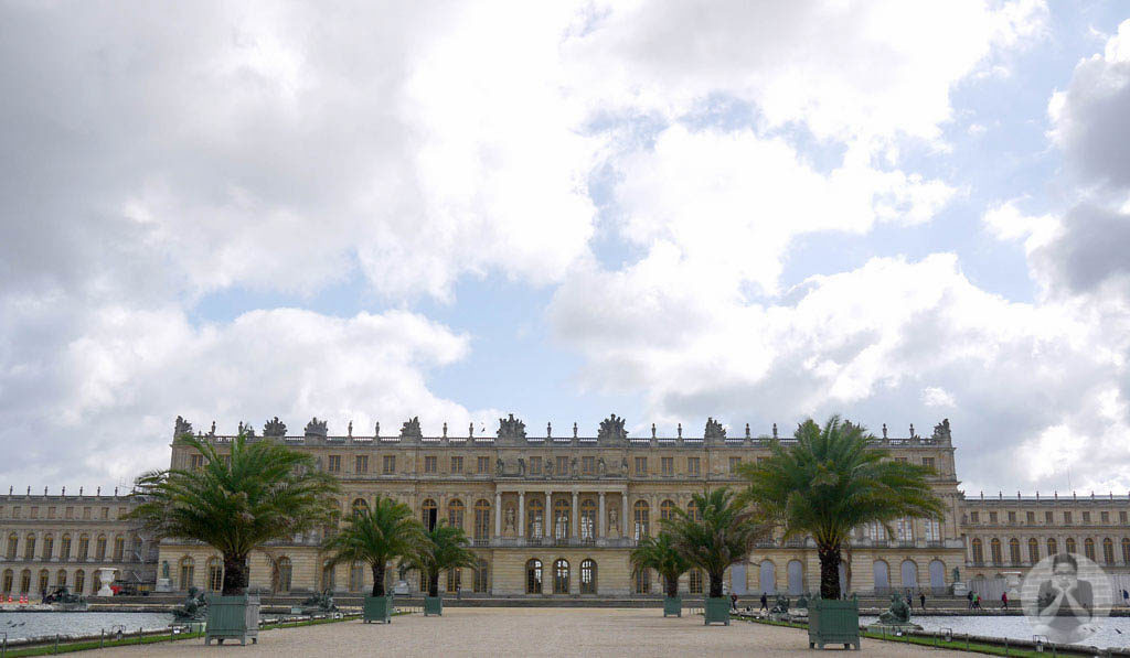 The palace from behind