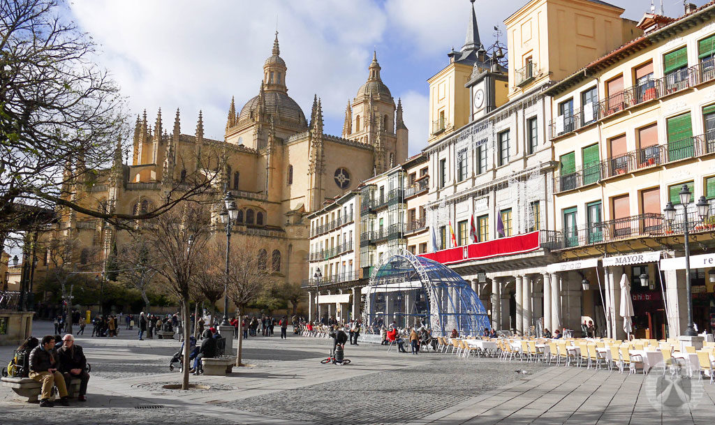 Segovia Cathedral and Plaza Mayor