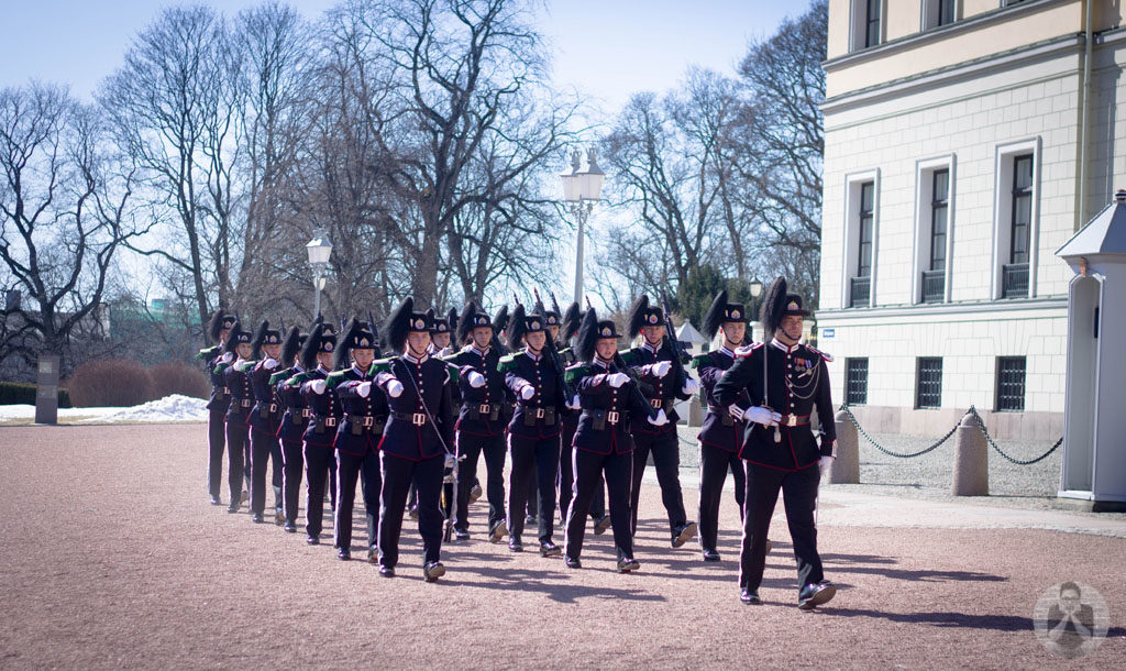 Changing of guards - The Royal Palace