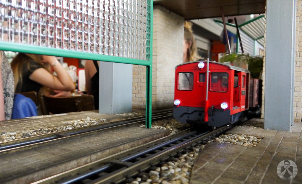 Would you pay extra if your beer will be delivered by this choo-choo?