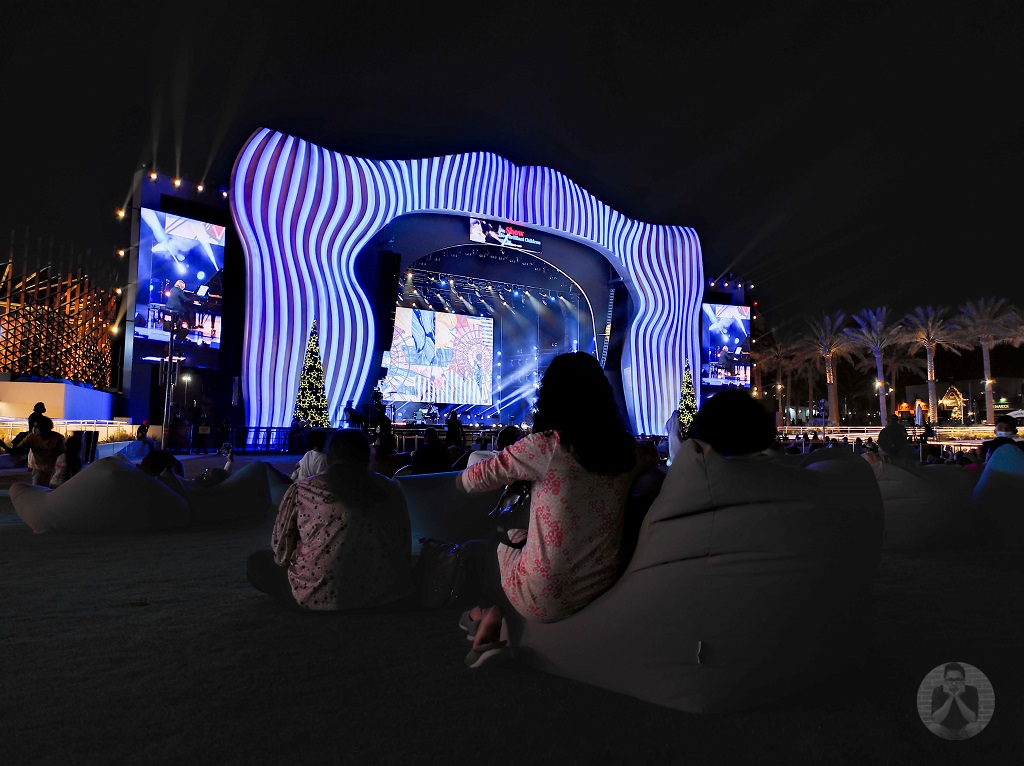 Expo's main stage for concerts and exhibitions