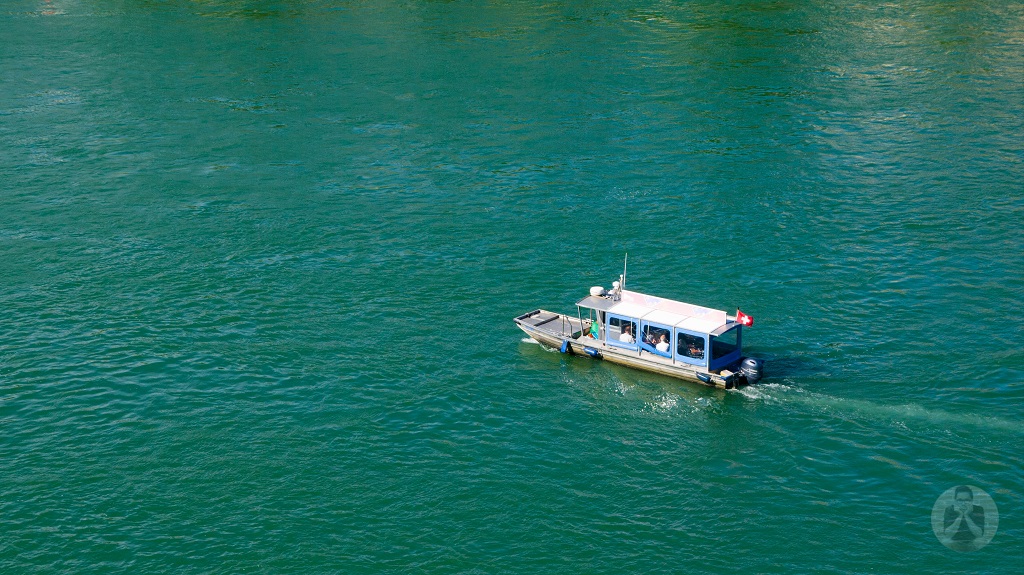 Boat in the Rhine River