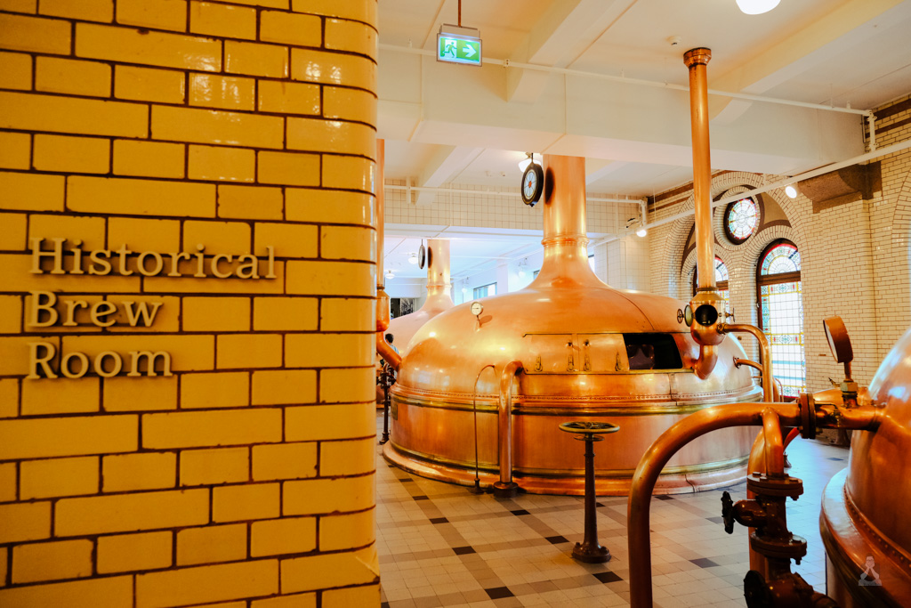 Brewery room at the Heineken Experience