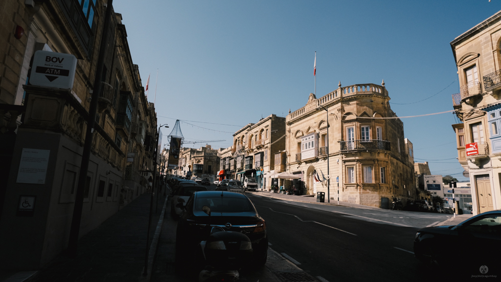 Uphill street in Victoria