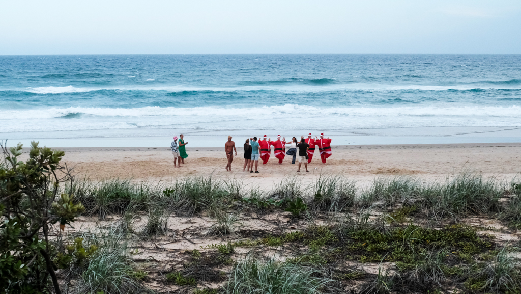 Christmas on the beach