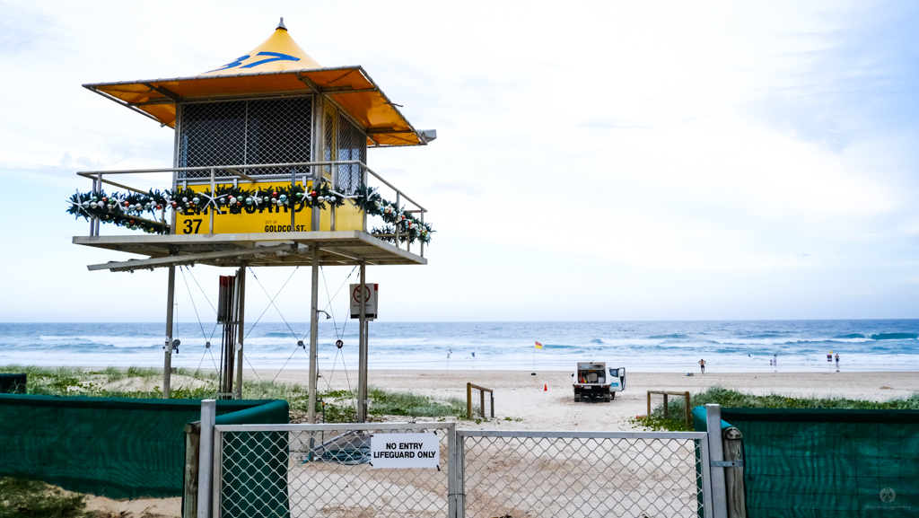 Guard house for the lifeguards