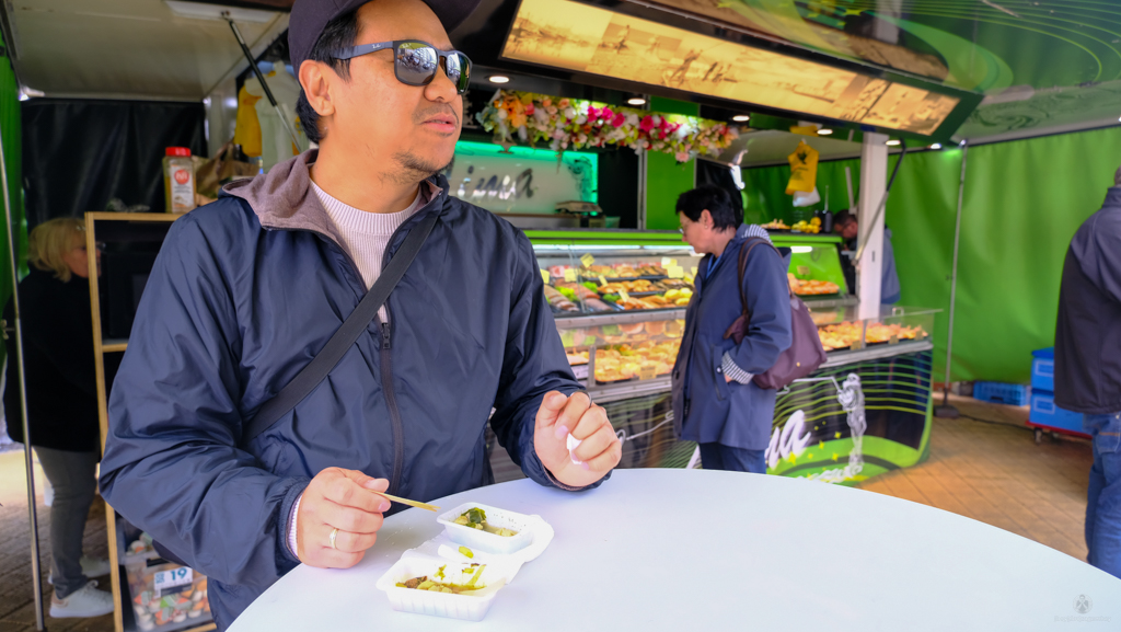 Seafood soup at the street market