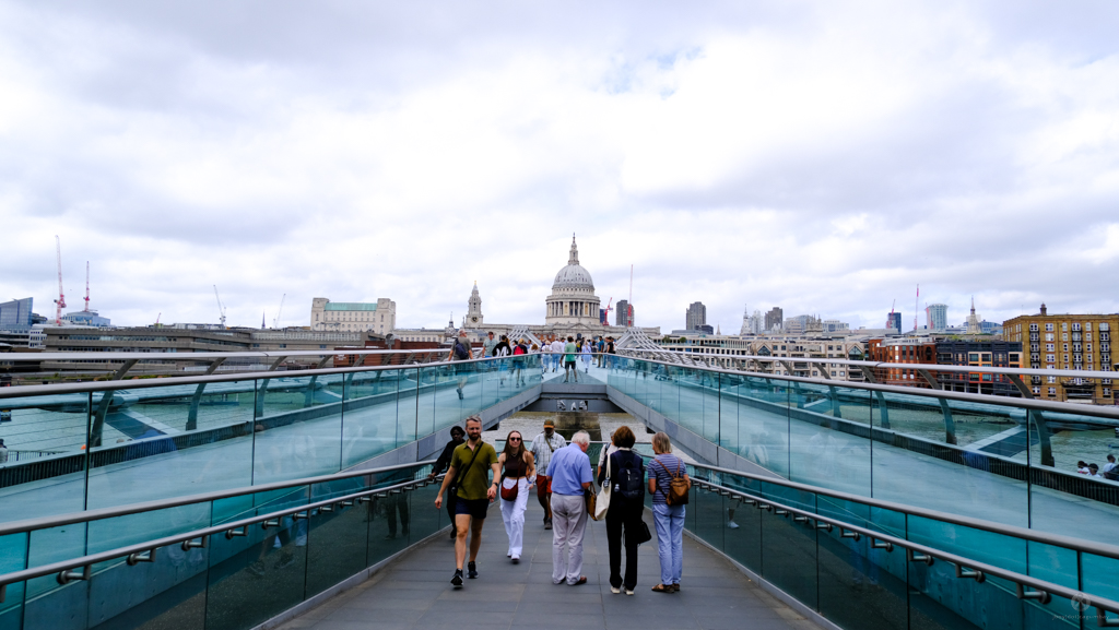 St. Paul's Cathedral viewed from Millennium Bridge