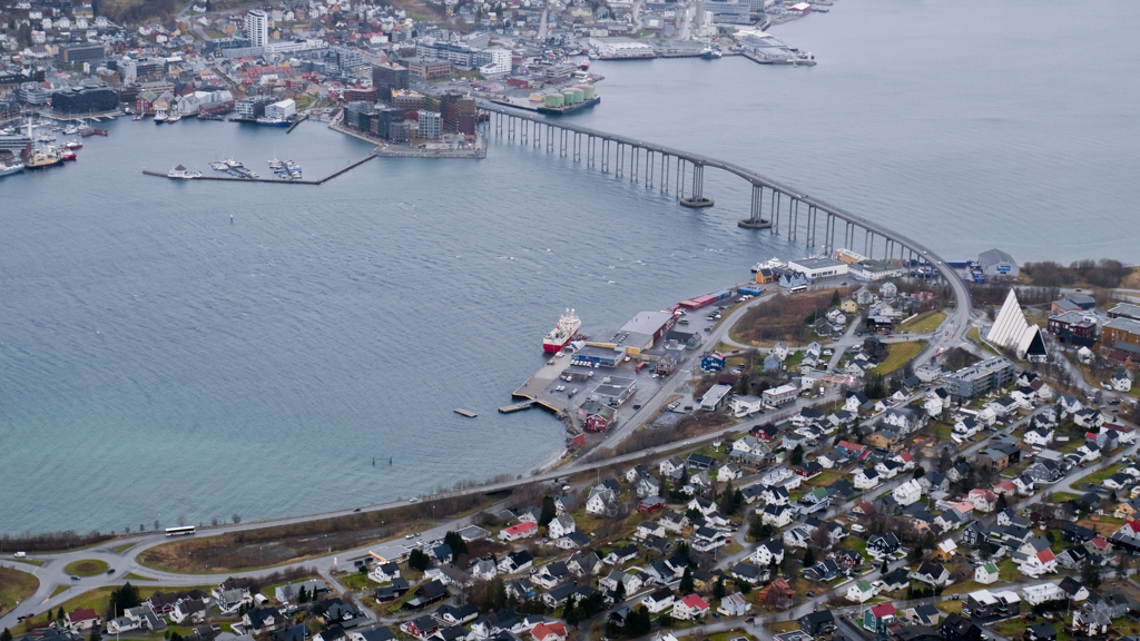 Tromsø bridge from Utsiktspunkt