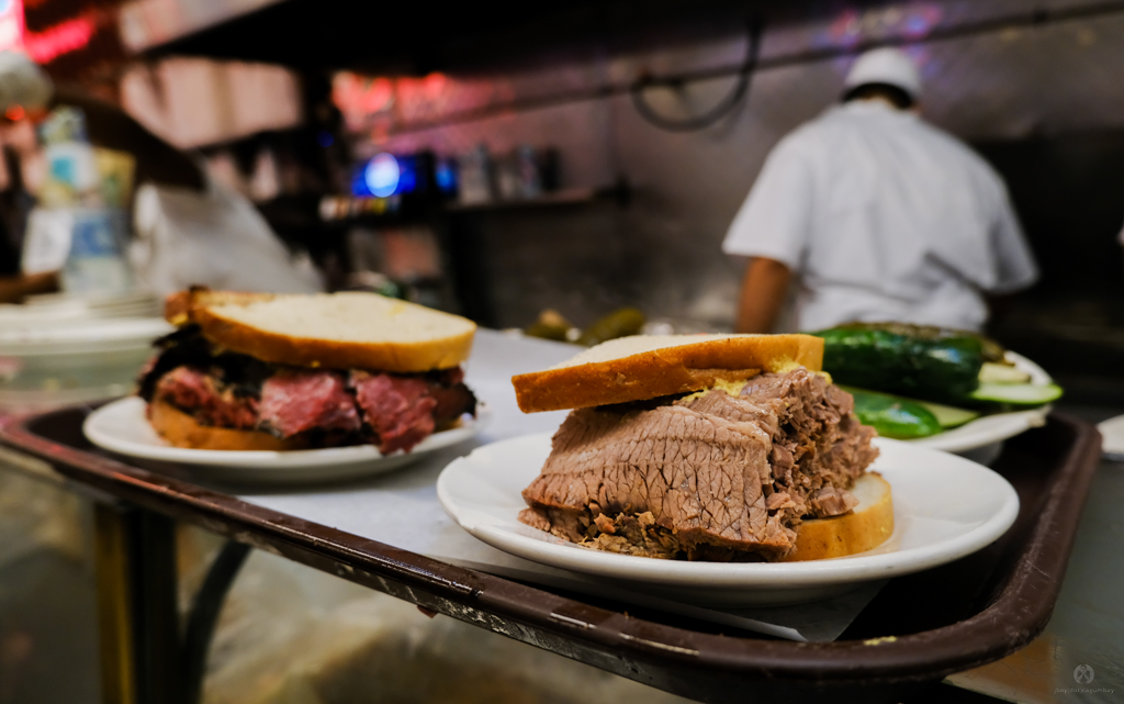 Kat'z Deli pastrami sandwich