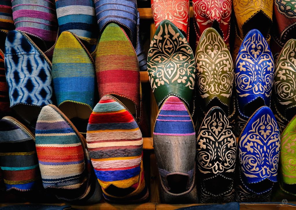 Moroccan babouche slippers