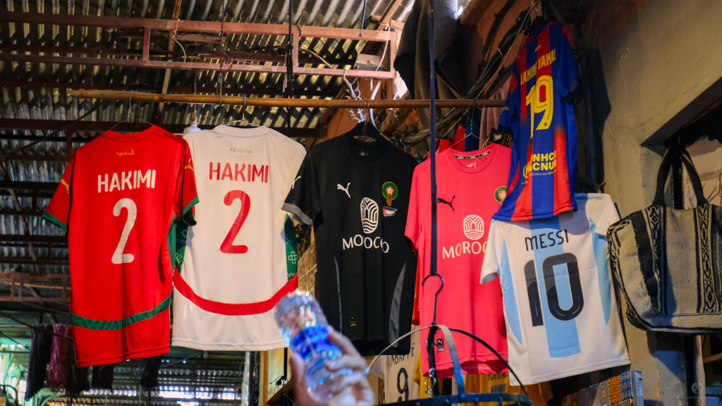 Football jerseys are everywhere