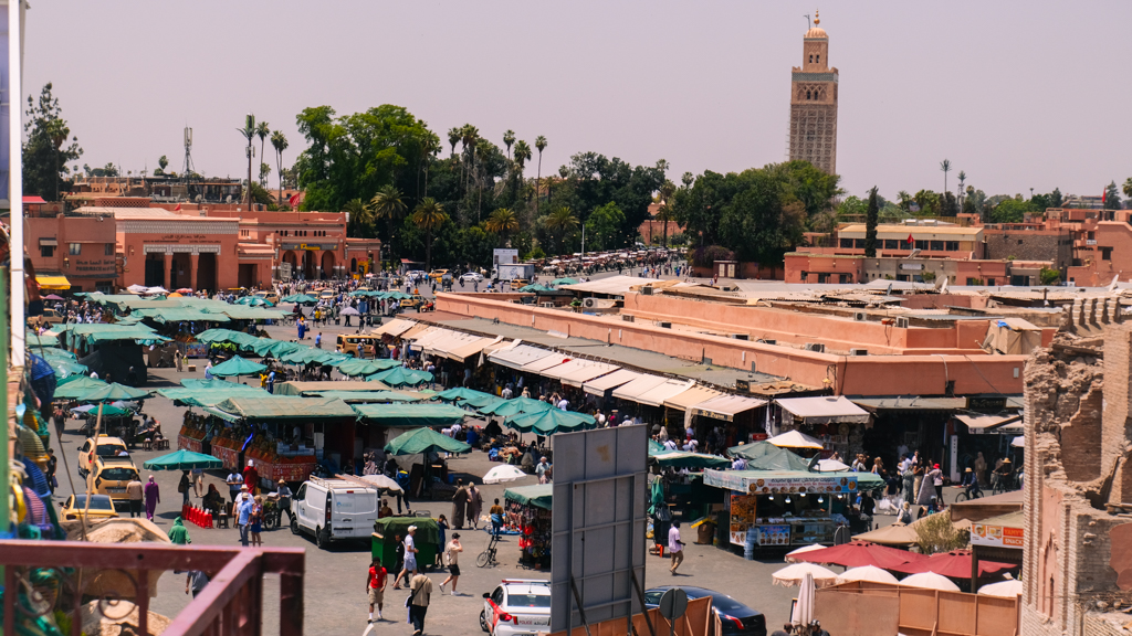 Jemaa el-Fnaa - Marrakech’s main square and the most important part of the medina
