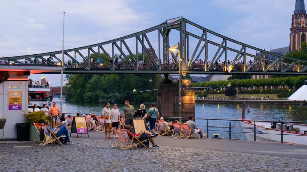Chilling at the Iron Bridge