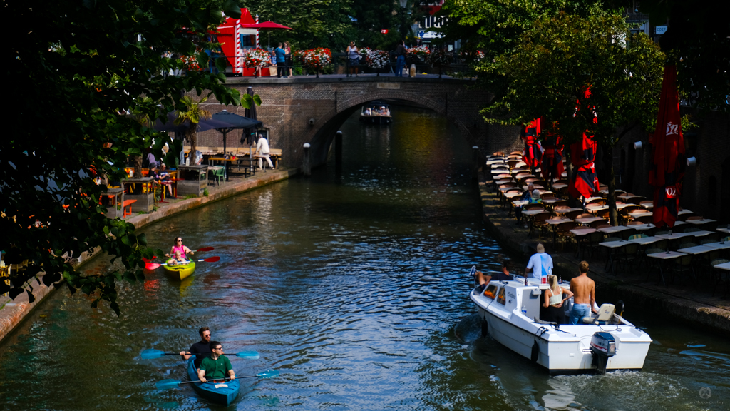 Kayaking at the canal