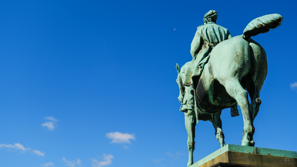 Cavalier up in the sky