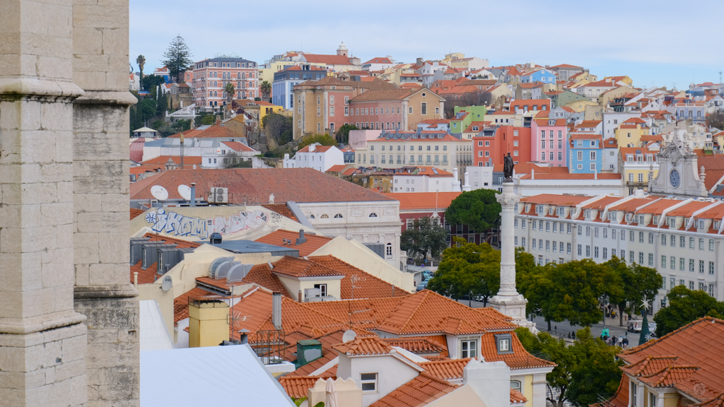 Buildings full of colors