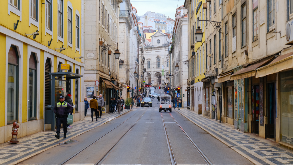 Church at the end of the street
