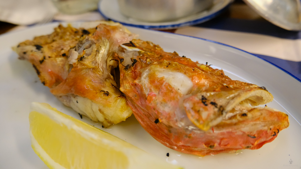 Grilled fish. Expensive but worth it.