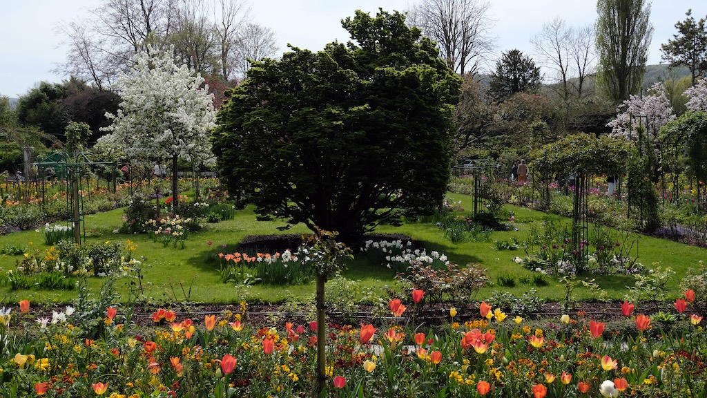 His garden overlooking from his house