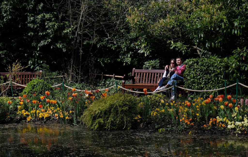 Couple at the pond