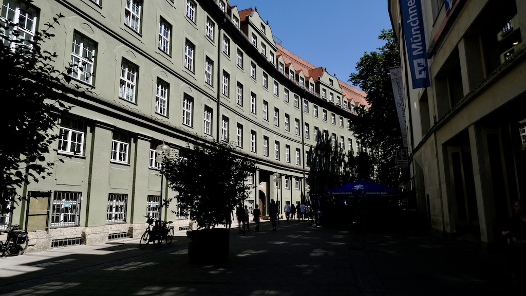 Typical building facade in Munich