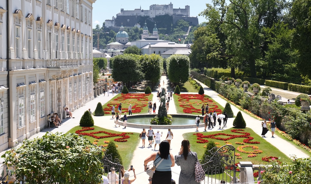 Rosengarten im Mirabell